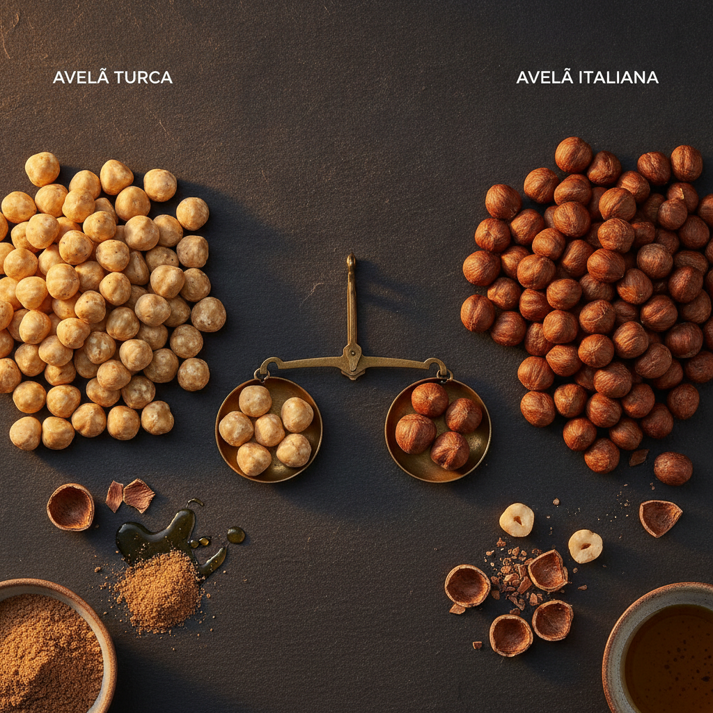 Avelã Turca vs Italiana: Diferença pra Confeitaria