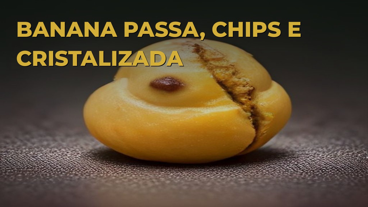 Banana Passa, Chips e Cristalizada: Três Formatos, Três Aplicações Diferentes