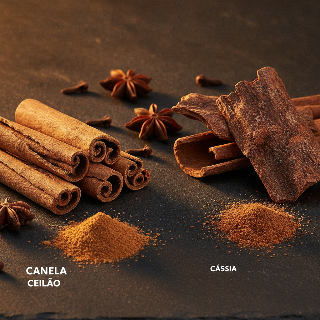 Canela Ceilão vs Cássia: Diferenças Técnicas para Confeitaria e Panificação
