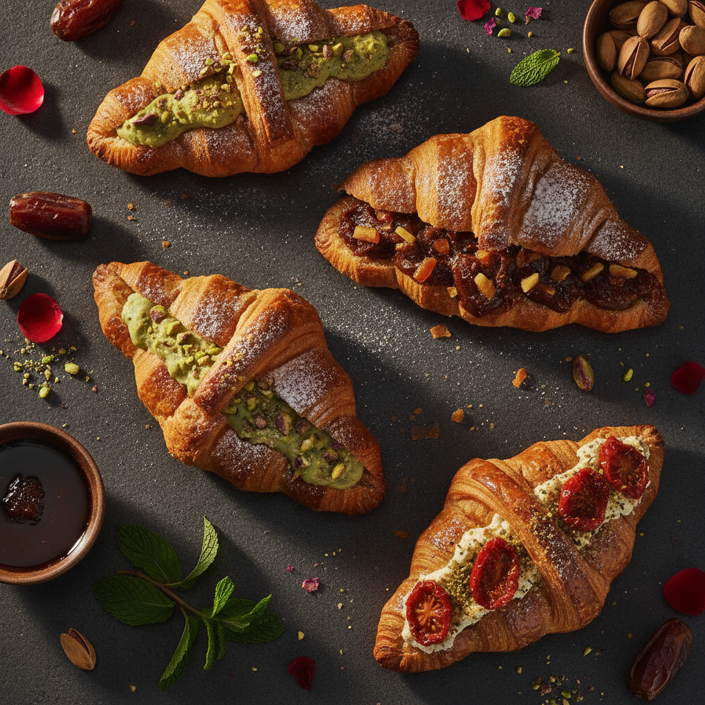 O Croissant Premium: de Paris a Dubai — os Recheios Arabes que Dominam o Mundo