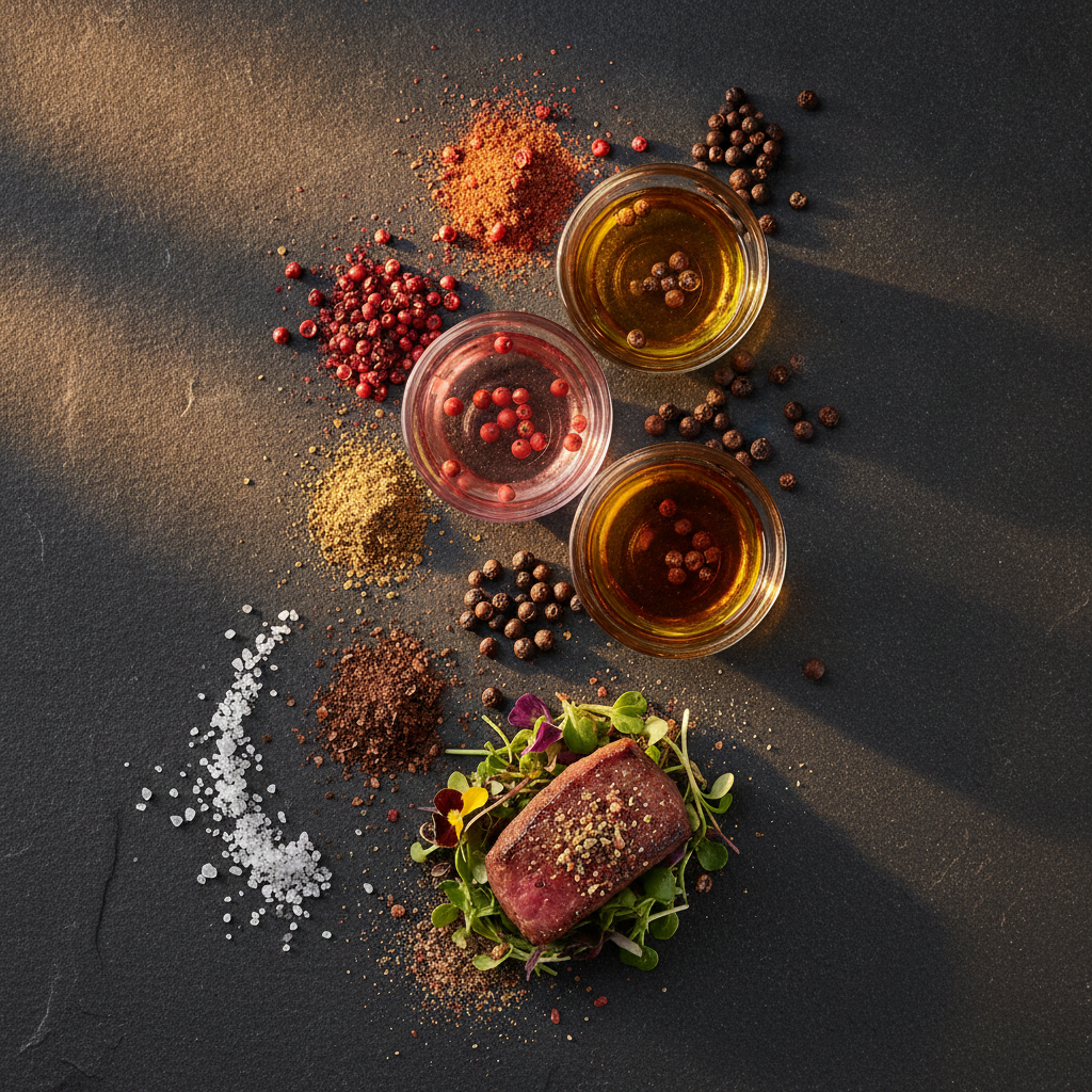 Especiarias de Autor: Pimenta Rosa, Zimbro e Pimenta-da-Jamaica na Alta Gastronomia