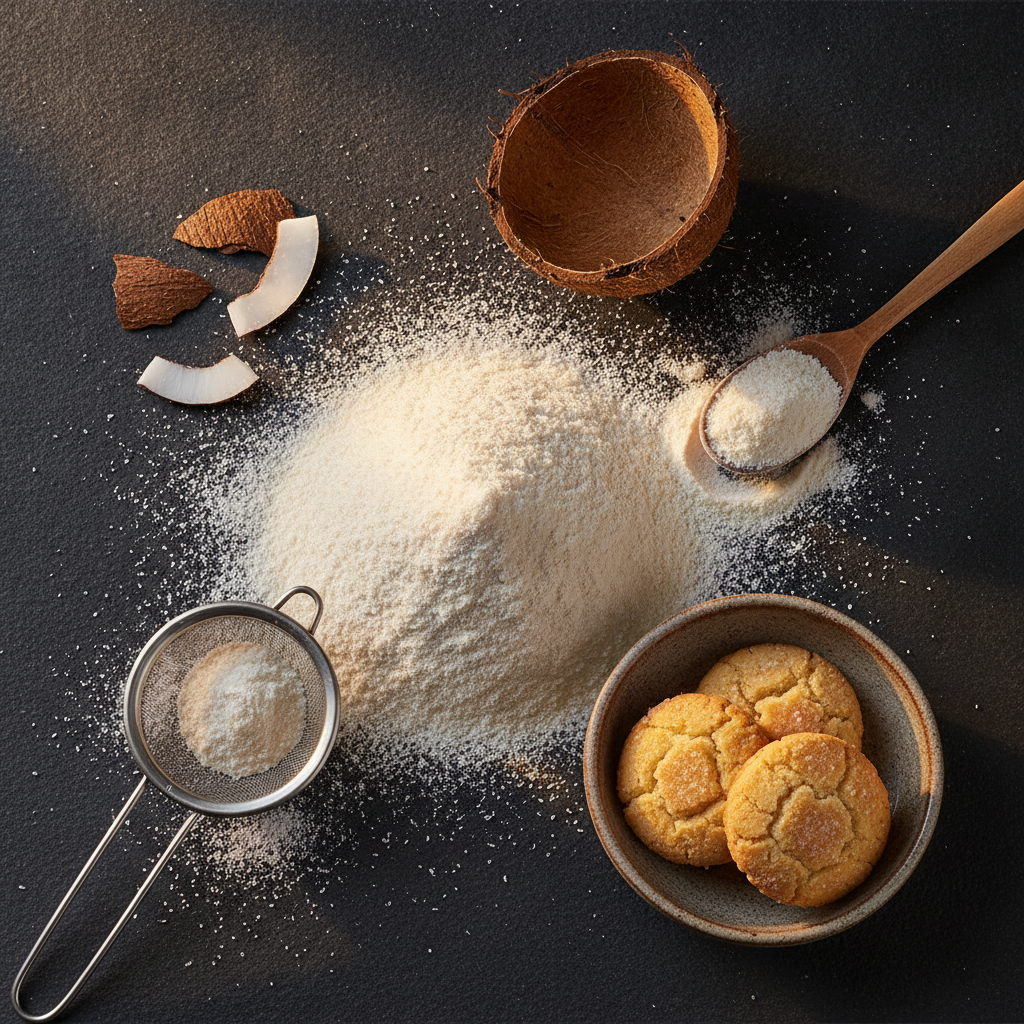 farinha coco confeitaria sem gluten profissional