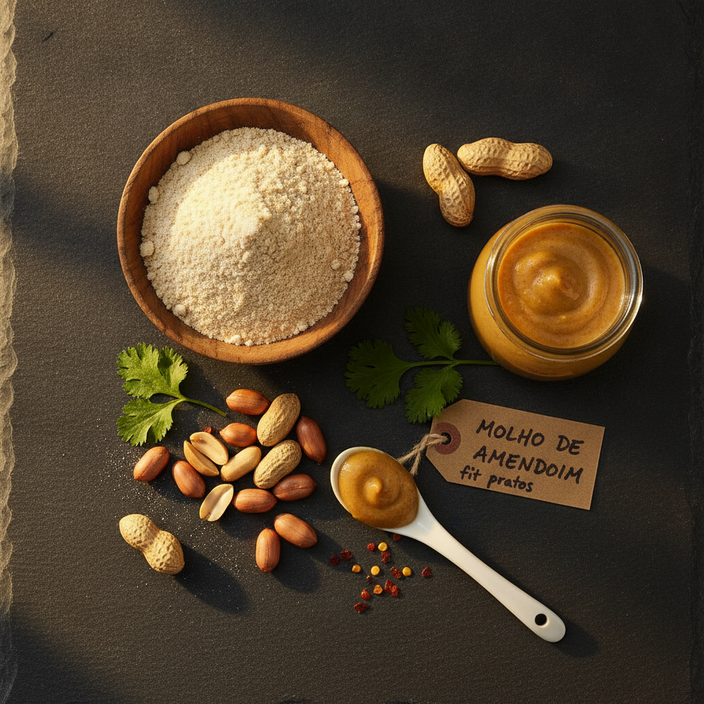 Farinha de Amendoim: Ingrediente Funcional para Pratos Fit e Molhos