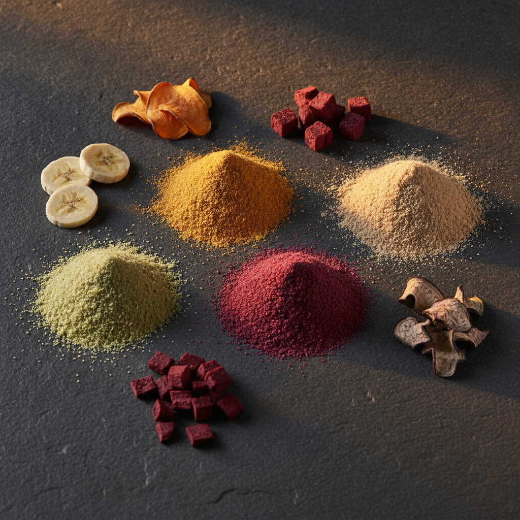 Farinhas Vegetais Funcionais: Banana Verde, Batata Doce, Beterraba e Berinjela