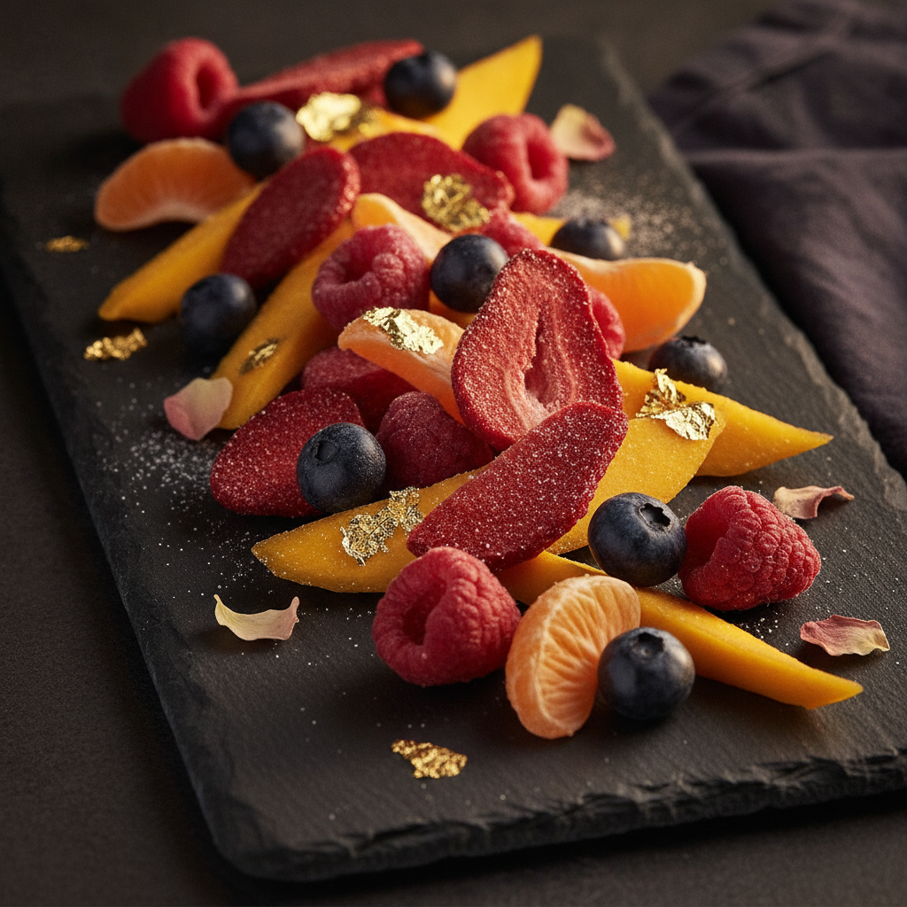 Frutas Liofilizadas: A Tendência Premium em Confeitaria 2026