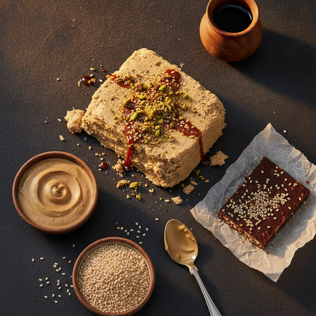 Gergelim e Tahine: do Dubai Chocolate ao Halva Arabe — Guia Profissional