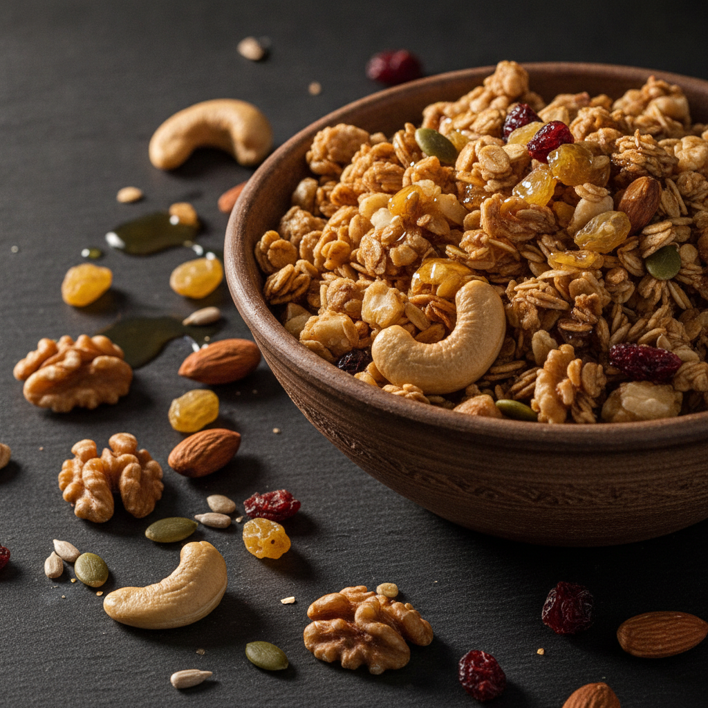 Granola Artesanal: Como Criar Sua Receita Premium com Castanhas