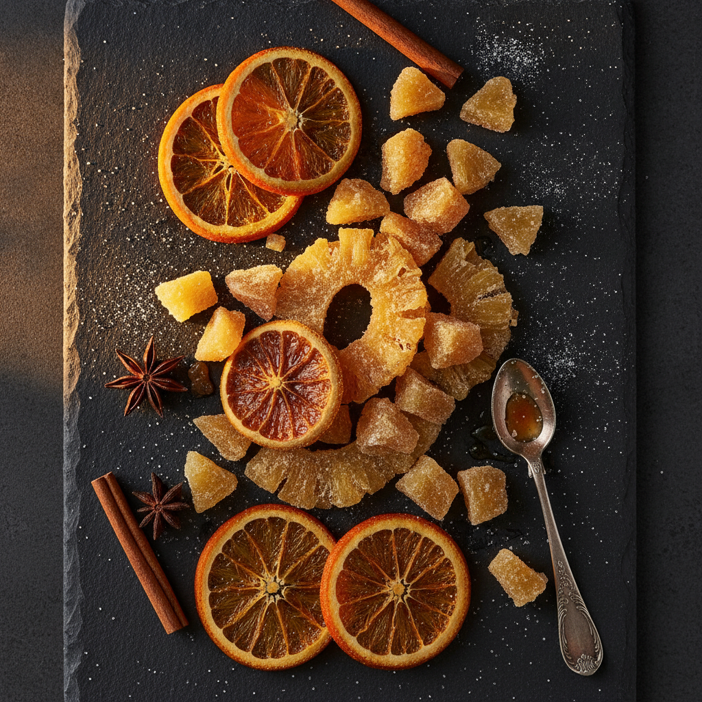 Laranja e Abacaxi Cristalizados: Base Técnica para Panetone e Cakes