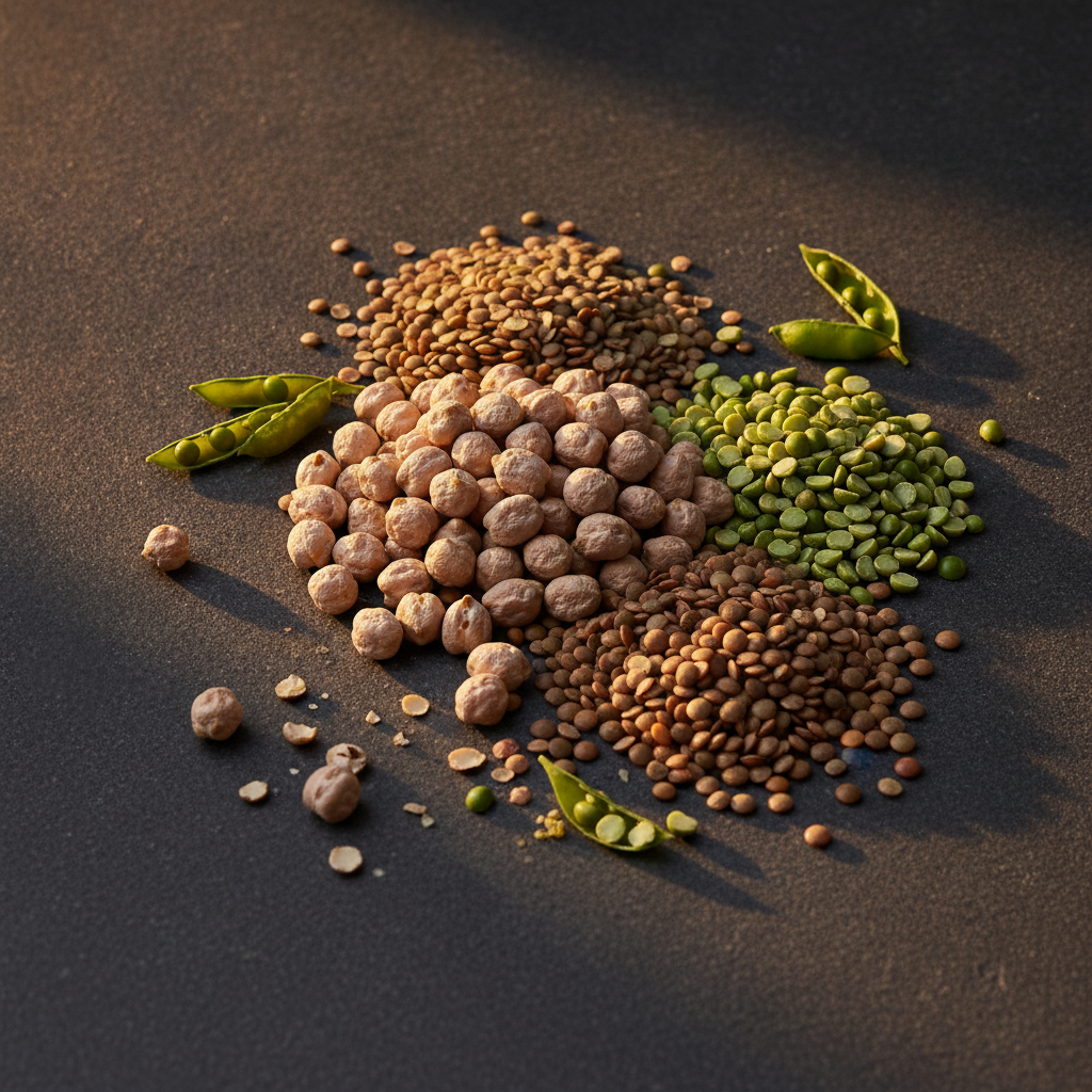 Leguminosas a Granel: Grão-de-Bico, Lentilha e Ervilha para Cardápios Plant-Based