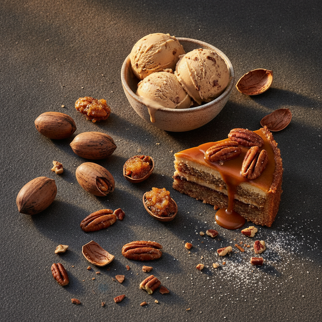 Nozes Pecan: A Oleaginosa Premium que Está Invadindo Gelaterias e Confeitarias em 2026