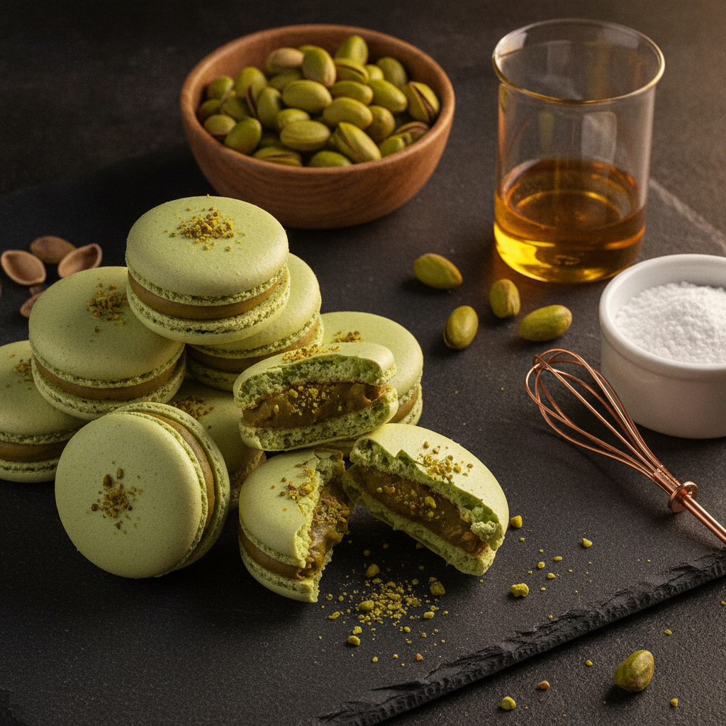 Pierre Hermé e o Macaron de Pistache: Técnica Completa do Chef que Redefiniu a Confeitaria