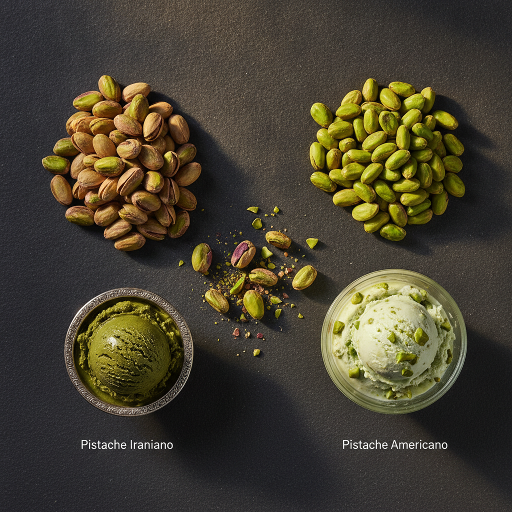 Pistache Iraniano vs Americano: Qual é Melhor pra Gelato?