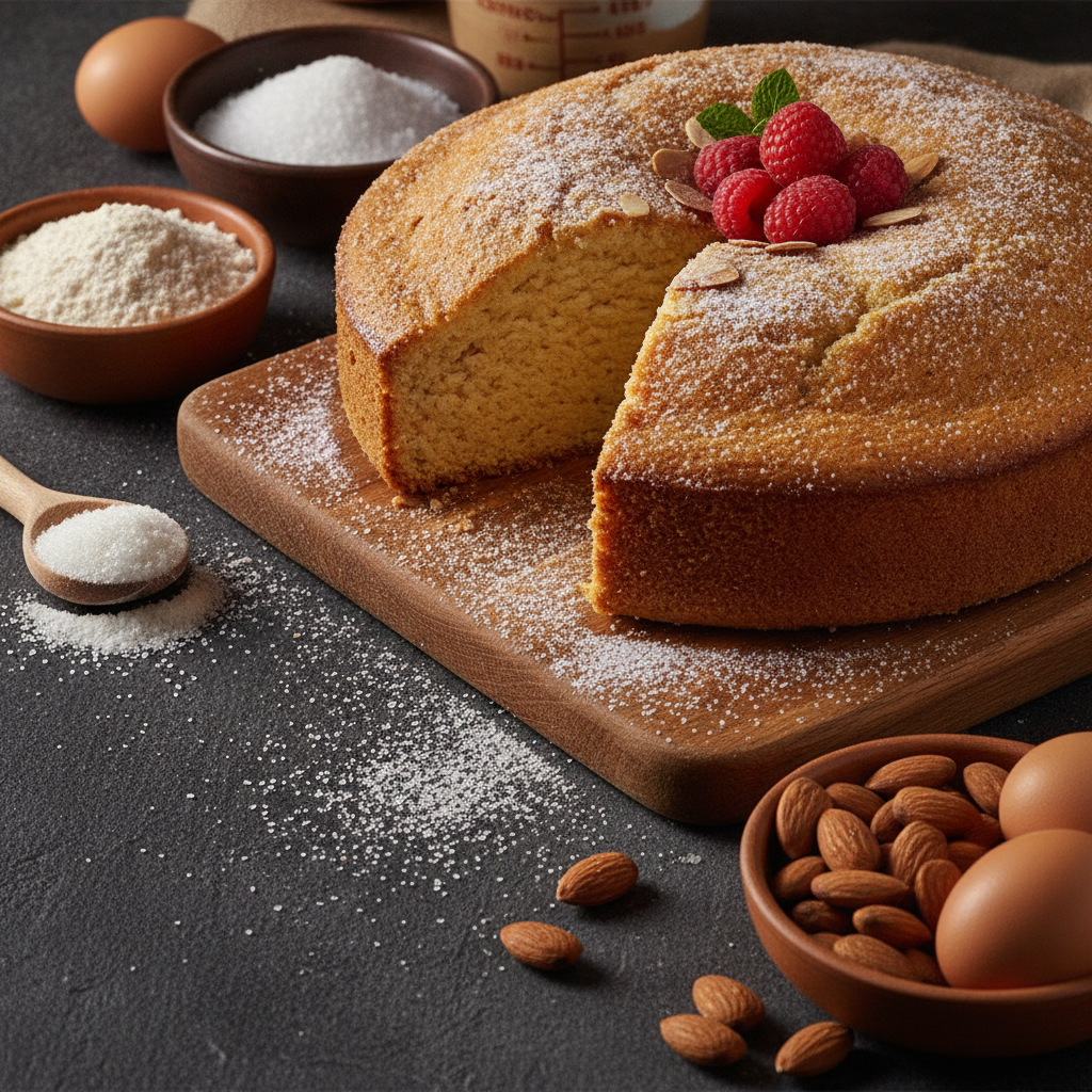 receita bolo low carb com xylitol e farinha de amendoa